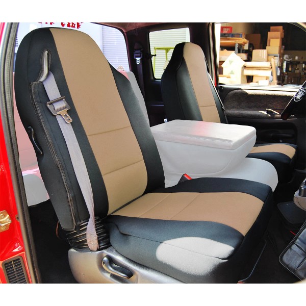IGGEE, INC. IGGEE S.LEATHER CUSTOM FIT FRONT SEAT COVER FOR