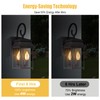 Qualilux Dusk to Dawn Candelabra LED Bulbs CA11, Vintage Full