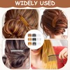 18 x Hair Combs, Black, White, Dark Brown, Achieve a
