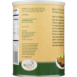 Jeff Nathan Creations Chef Gourmet Panko Seasoned Gluten Free, 14 Ounce