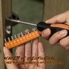 CARTMAN 39-Piece Household Tool Set, Orange Hand Kit With Storage