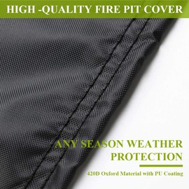 Twopone Cubierta para parrilla de carbón, cubierta para parrilla de barbacoa para hervidor de carbón Weber, cubierta para ahumador al aire última intervensión, cubierta redonda para parrilla para la mayoría de parrillas de carbón, 24 pulgadas de profundi