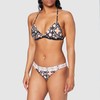 Seafolly Women's Inka Gypsy Action Back Tri Bikini Top, Black,