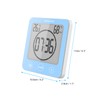Digital Bathroom Shower Wall Clock Timer, LCD Digital Wall Clock