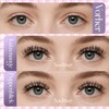 CALAILIS Eyelash Extensions, 144 Pieces, D Curl, DIY Individual Eyelashes,