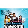 Quick Response White board, Blue Handle | Handheld White Board