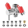 ARRISEA Eye Wash Station Faucet Mounted Emergency Sink Attachment Eye
