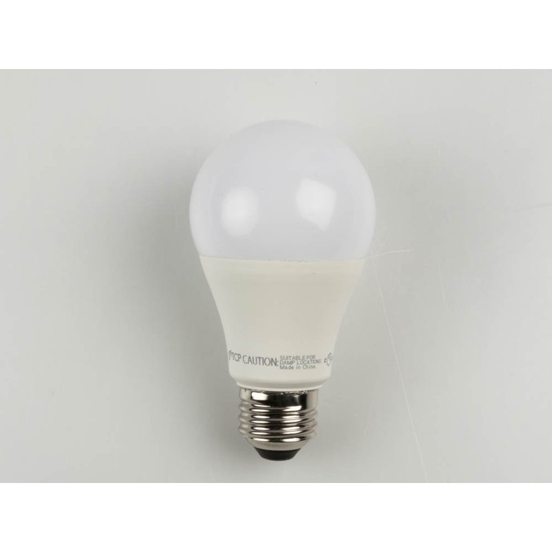 TCP Dimmable 9W 2700K A19 LED Bulb, Rated for Enclosed