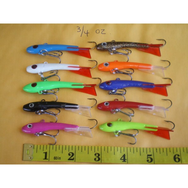 HOME MADE 10 PCS MINNOW JIGGING/CASTIN