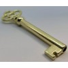 Furniture Knowledge Polished BRASS KEY skeleton vintage retro door drawer
