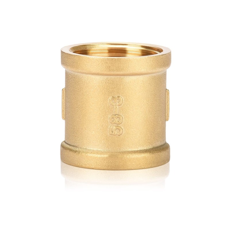 oumuik Brass Sleeve 3/4 Inch Female Thread Fitting Brass Fittings