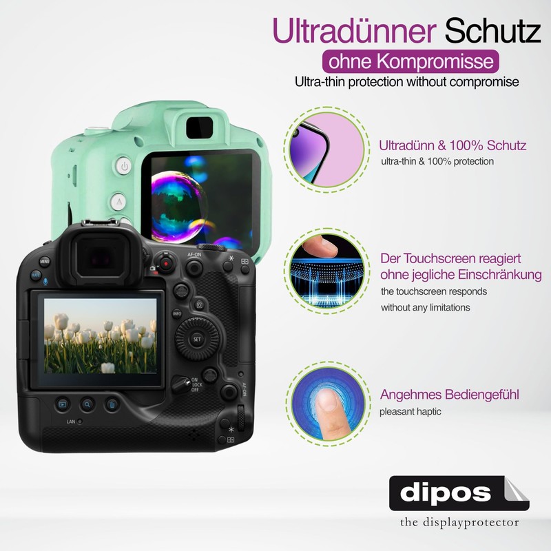 dipos I 4x Clear Screen Protectors for Azdome IT-G63D Film
