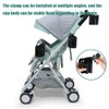 2-in-1 Stroller Cup Holder with Phone Holder,Universal Cup Holder for
