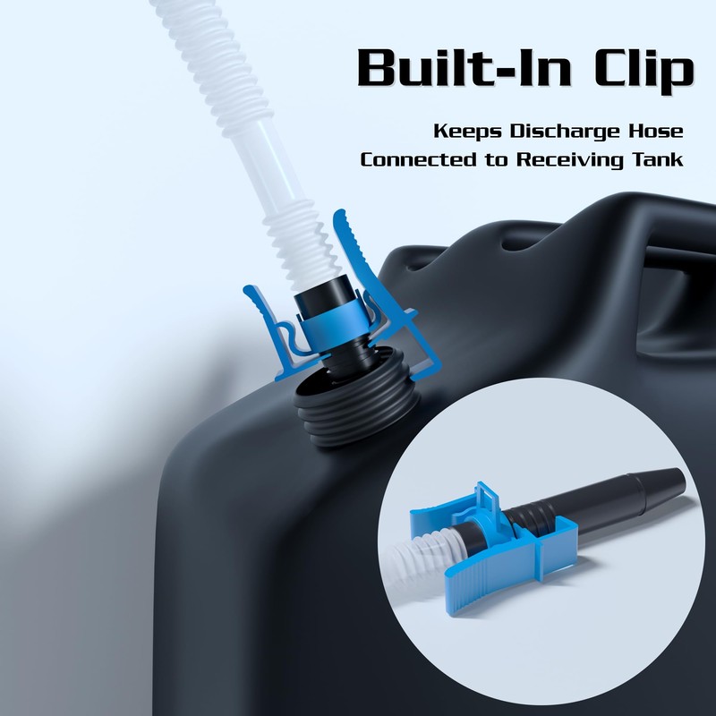 KJE Portable Battery Powered Operated Liquid Transfer Pump, Gasoline Diesel