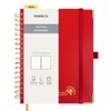 POPRUN Spiral Bullet Dotted Journal Notebook, [B5 Size] - 120