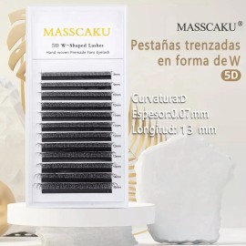 Blister Masscaku Extensiones De Pestañas Mink 5d W Shape
