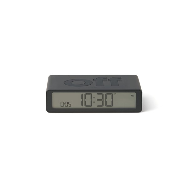 Lexon Flip Classic Digital Alarm Clock with Reversible On/Off Sides,