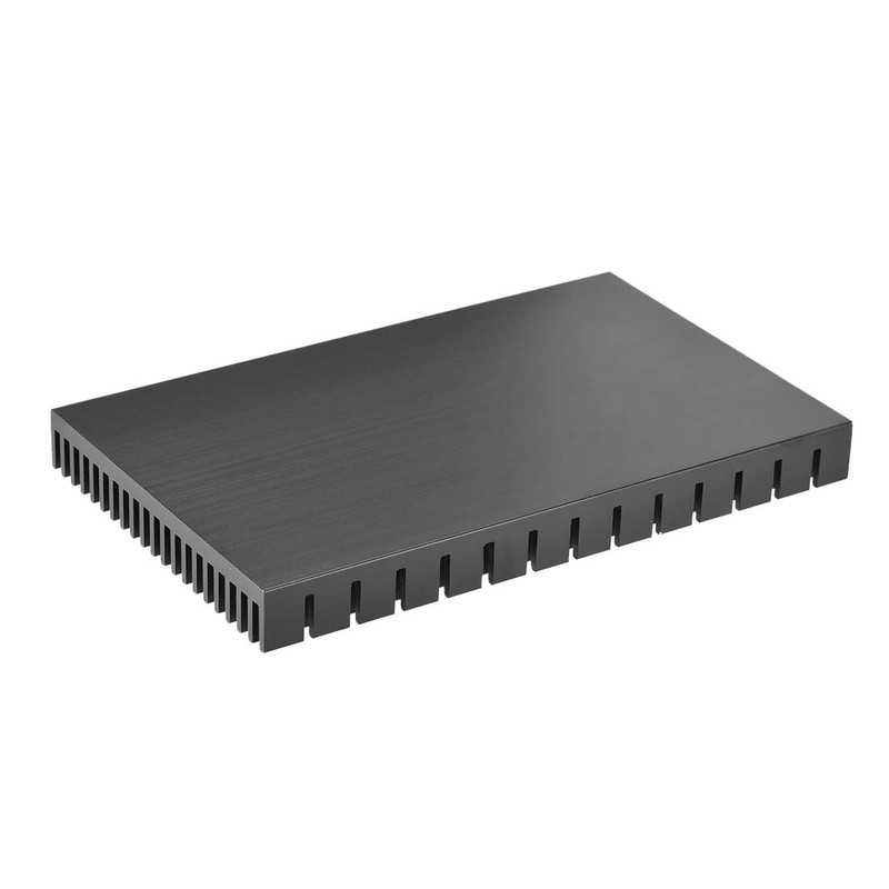 sourcing map Heatsink with Cross-shaped Notches for LED and Power