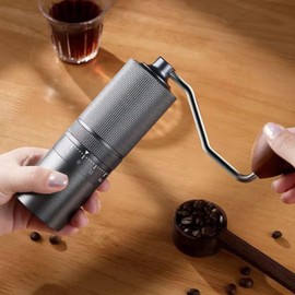 BEANSMITH M1 Manual Coffee Grinder – 60 Clicks External Adjustment, 7-Star Stainless Steel Conical Burr, 30g Capacity : Perfect for Espresso, French Press, Turkish, Cold Brew - Portable Coffee Grinder