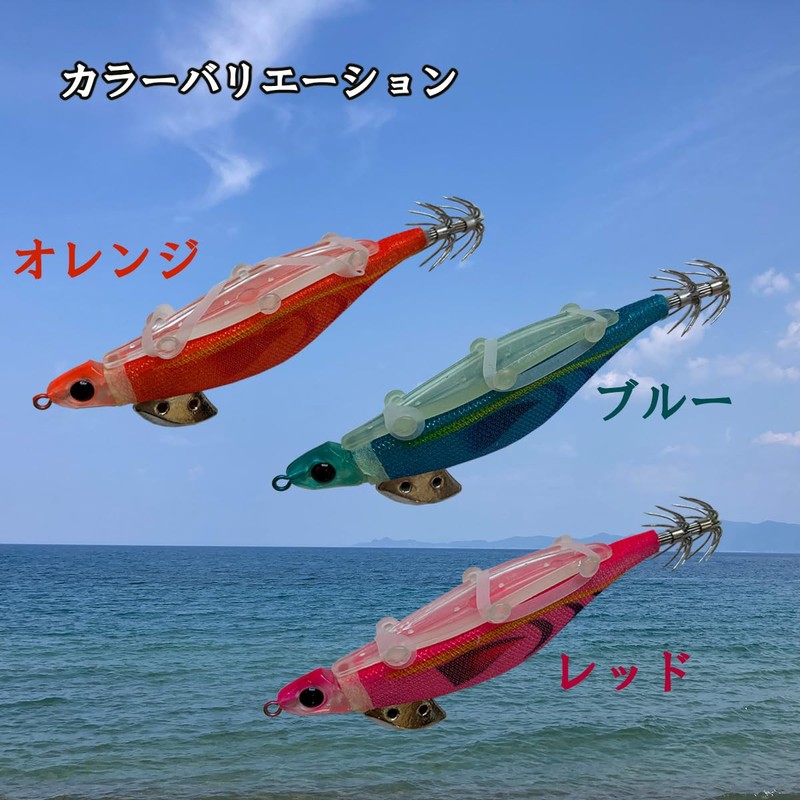 J-Base Bait Wrap, No. 3.5 Attracts Squid with the Power