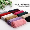 Ladiery Triangle Lace Shawls and Wraps for Evening Dresses with