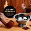 Stinky Cigar Personal Size Ashtray, Stainless Steel - Compact, Durable