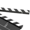 30x25CM Acrylic Clapperboard Professional Movie Film Action Clap Director Photography