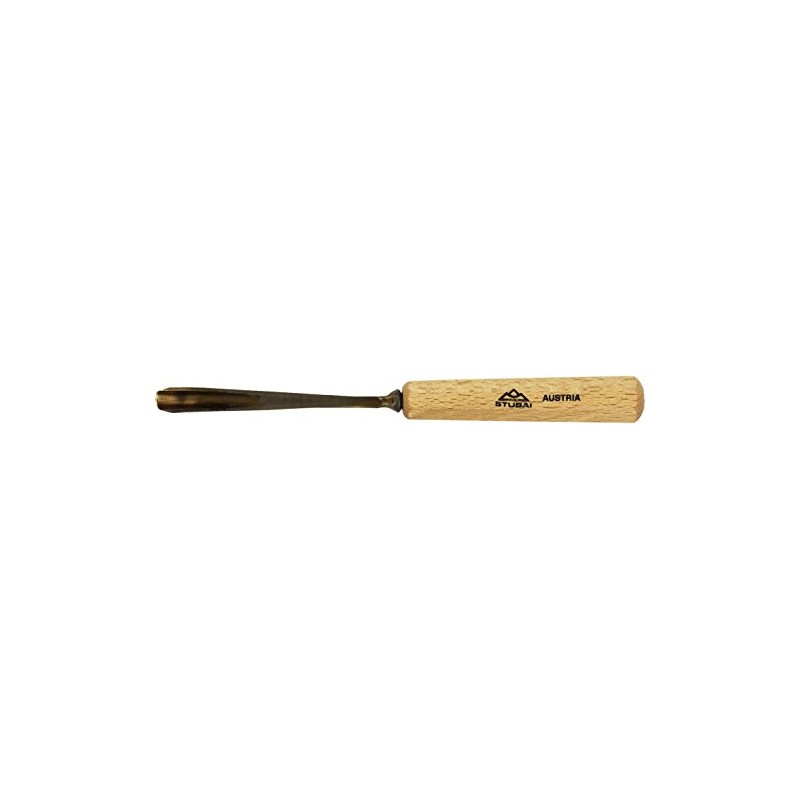 Stubai 523210 Wood Carving Chisel Type 32 with Wooden Handle,