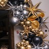 6Pcs Gold Bicep Foil Balloons Set for Gym Opening &