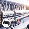 MECCANIXITY Terminal Blocks 10 Pack TBR-F Rail Mount Fuse Holder