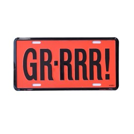 Treasure Gurus Metal Vintage Pontiac GRRR The Judge Car License Plate GTO Sign Garage Man Cave Wall Art Home Bar Decor