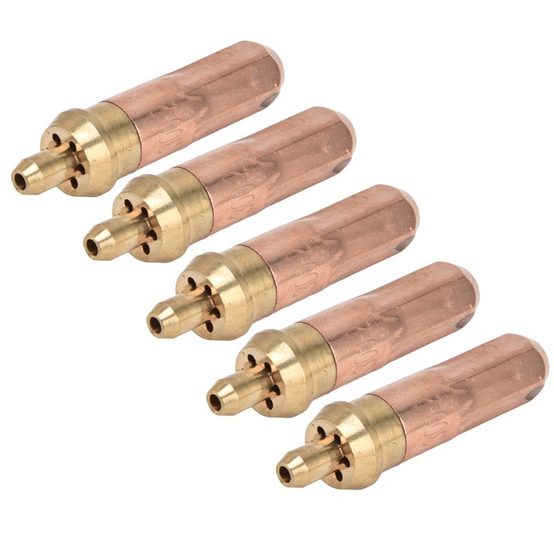 5Pcs Acetylene Cutting Torch Tips Nozzle Ring Shape Consumable Accessories