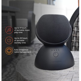 Mission Battery Base for HomePod Mini (Black) (Make HomePod Portable)