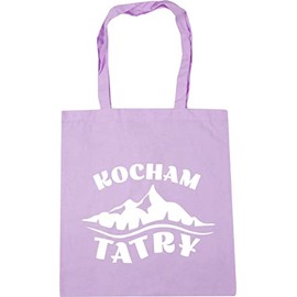 Hippowarehouse Kocham Tatry Tote Shopping Gym Beach Bag 42cm x38cm, 10 litres