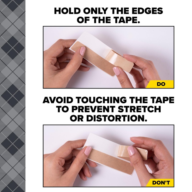 Scotch Permanent Fabric Tape Strips, 0.75 in. x 4 in.,