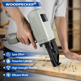 WOODPECKER BD70 Pneumatic Nail Puller Nail Remover Tool, Heavy Duty Air Denailer Gun for Recycling Wood and Pallets