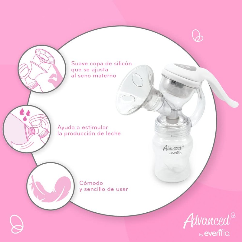 Advanced by Evenflo Recolector De Leche Manual, 1 Pieza, Ayuda
