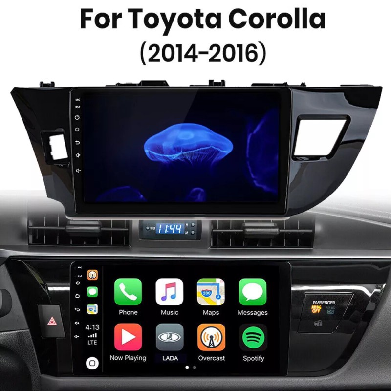 Fortdows 10.1'' For Toyota Corolla 2014-2016 Apple Carplay Android12 Car