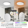 TALOYA Compatible with Alexa Flush Mount Ceiling Light, 12 inch