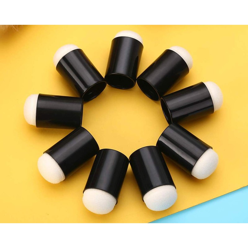 DS. DISTINCTIVE STYLE 40 Pieces Finger Sponge Dauber with Storage