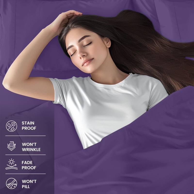 Utopia Bedding King Sheet Set – 4 Piece Bed Sheets