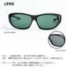 DAIWA DO-8422 Polarized Over Glasses Green Fishing Sunglasses