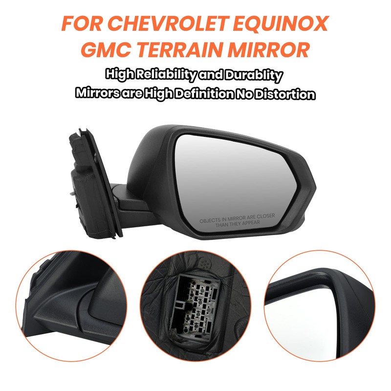 MOFOAP Right Passenger Side Mirror Compatible With 2018 2019 2020
