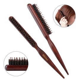 Faletony 1 / 2 Pieces Magic Volumiser Boar Bristle Brush, Hair Brush, Teasing Brush