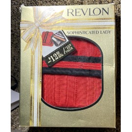 Revlon Sophisticated lady 4 piece Travel Set,Deluxe nail Clip Short Emery Boards