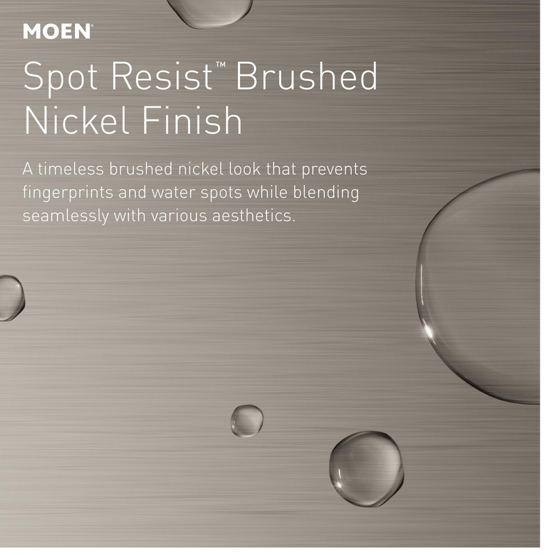Moen Engage Spot Resist Brushed Nickel Six-Function 5.5-Inch Removable Handheld