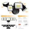 Onforu 120W 12000LM Dusk to Dawn Outdoor Lighting,5 Heads Flood