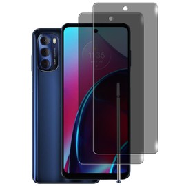 KELOLIN [2 Pack] Privacy Screen Protector for Motorola Moto G Stylus 5G 2022, 9H Hardness, Anti-Scratch, Anti Spy, Tempered Glass Screen Protector for Motorola Moto G Stylus 5G 2022