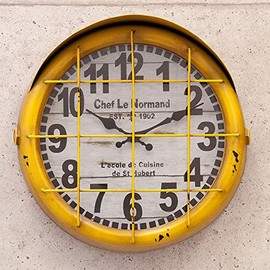 Antique Clock Submarine/Yellow (Submarine) Retro Style Vintage Clock Wall Clock Clock Clock American Miscellaneous Goods for Men
