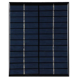 Panel solar, 2W 12V Módulo de panel solar de silicio policristalino DIY Buen sellado Mini panel solar para carga de proyectos de ciencia de luz solar